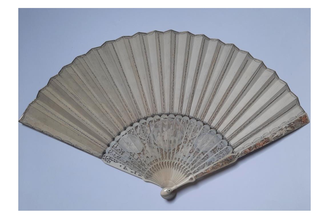 Apollon et Daphné, éventail vers 1800-1810