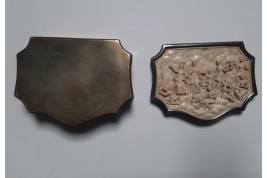 Moïse frappant le rocher, tabatière 18eme siècle