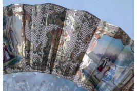 Henri IV's entry into Paris, fan circa 1850