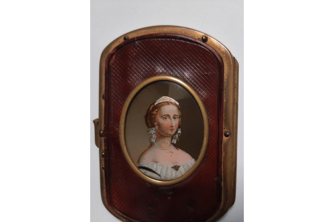 Napoléon III et Eugénie, bourse Second Empire