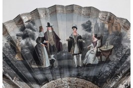 Tomb of Ferdinand VII, mourning fan circa 1833