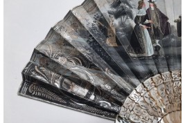 Tomb of Ferdinand VII, mourning fan circa 1833