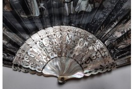 Tomb of Ferdinand VII, mourning fan circa 1833