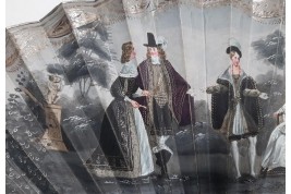 Tomb of Ferdinand VII, mourning fan circa 1833