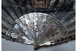 Tomb of Ferdinand VII, mourning fan circa 1833
