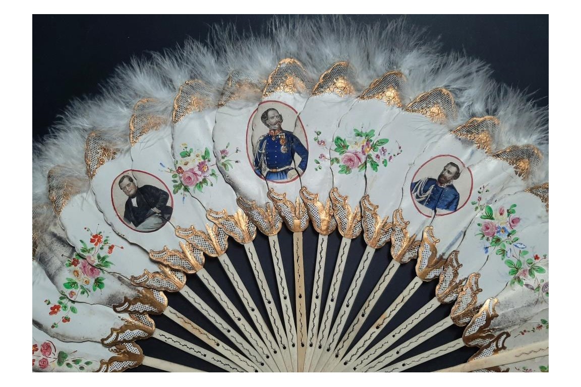 The fathers of the unification of Italy, fan circa 1850-60