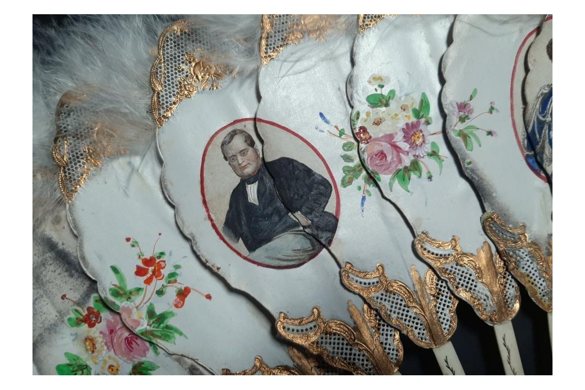 The fathers of the unification of Italy, fan circa 1850-60
