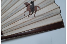 The emancipation of women, fan by Emilio Colombo, late 19th century