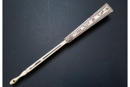 Musical instruments, fan circa 1780