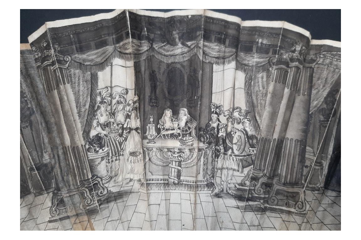 La Flûte enchantée de Mozart. Éventail vers 1791 La Flûte enchantée de Mozart. Éventail vers 1791