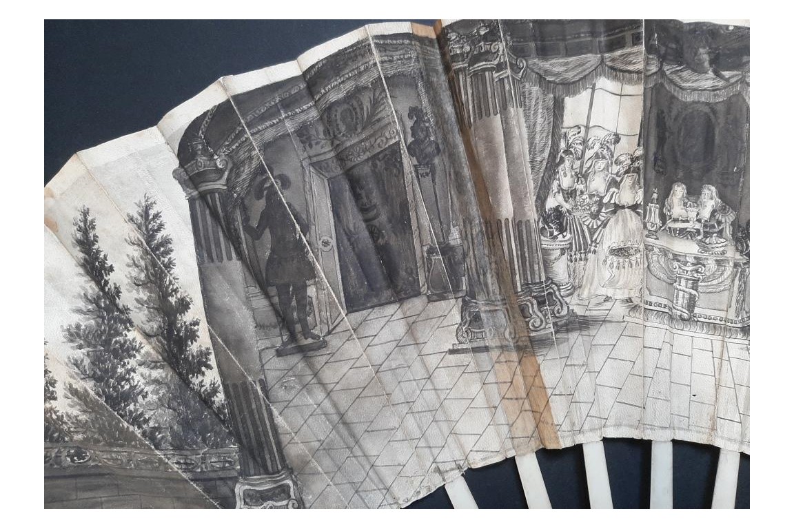 The Magic Flute by Mozart. Fan circa 1791
