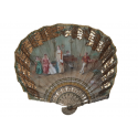 A recital during the Empire, fan circa 1900