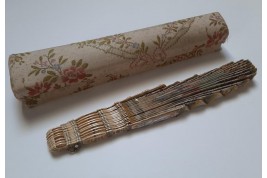 A recital during the Empire, fan circa 1900