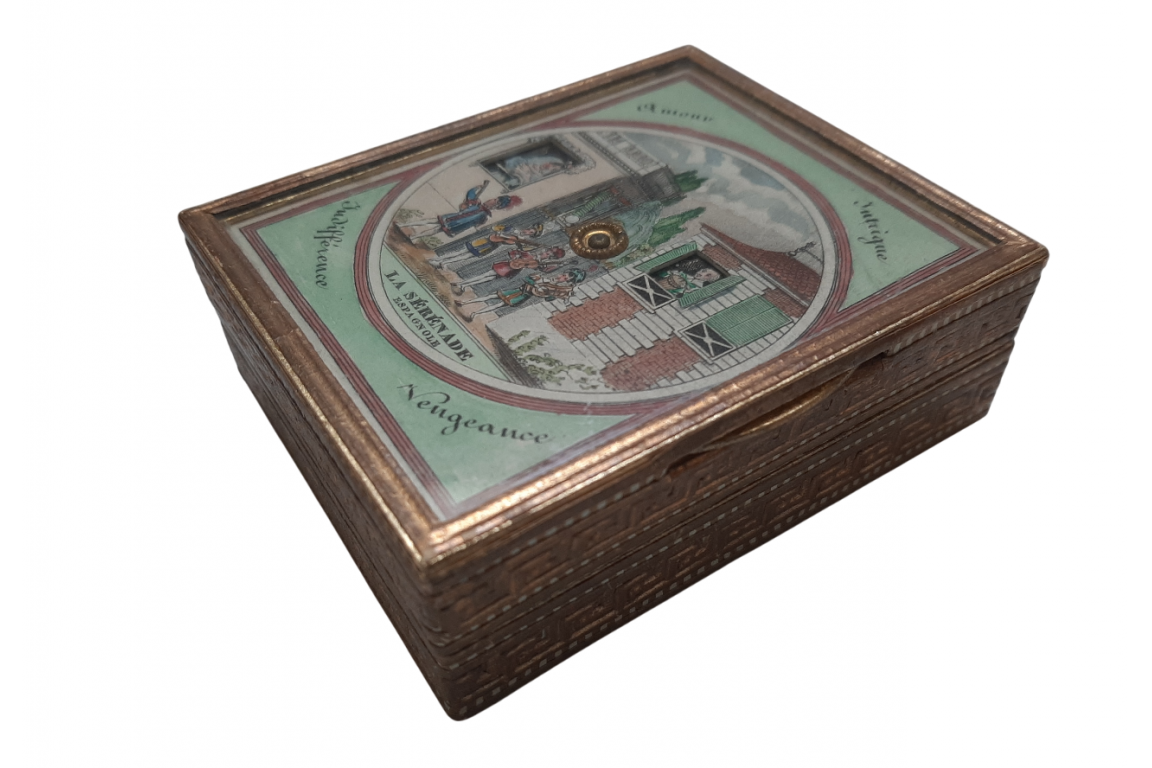 Spanish serenade, system box circa 1830-40