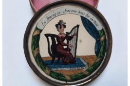 Music charms every moment, praline box circa 1825