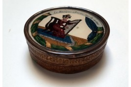 La musique charme tous les instants, boîte à pralines vers 1825