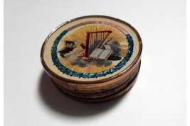 Talents outstrip fortune, candy box circa 1825-30