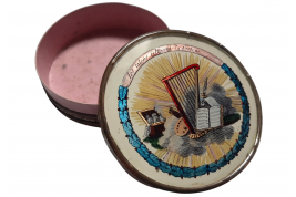 Talents outstrip fortune, candy box circa 1825-30