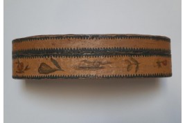 Small galant concert,  18th century arte povera box