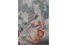 Orpheus and Eurydice, fan leaf 17th or 18th century