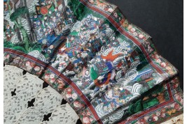 Feast of Taoist deities, fan, ca. 1840-50