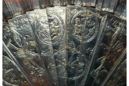 L'amour naissant, éventail d'époque Louis XV