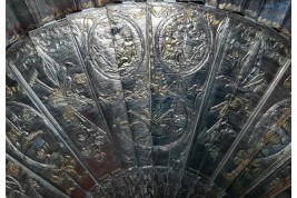 L'amour naissant, éventail d'époque Louis XV