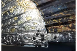 L'amour naissant, éventail d'époque Louis XV