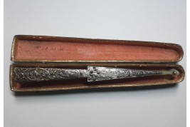 L'amour naissant, éventail d'époque Louis XV