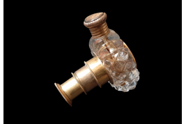 Optical perfum bottle, 19th century