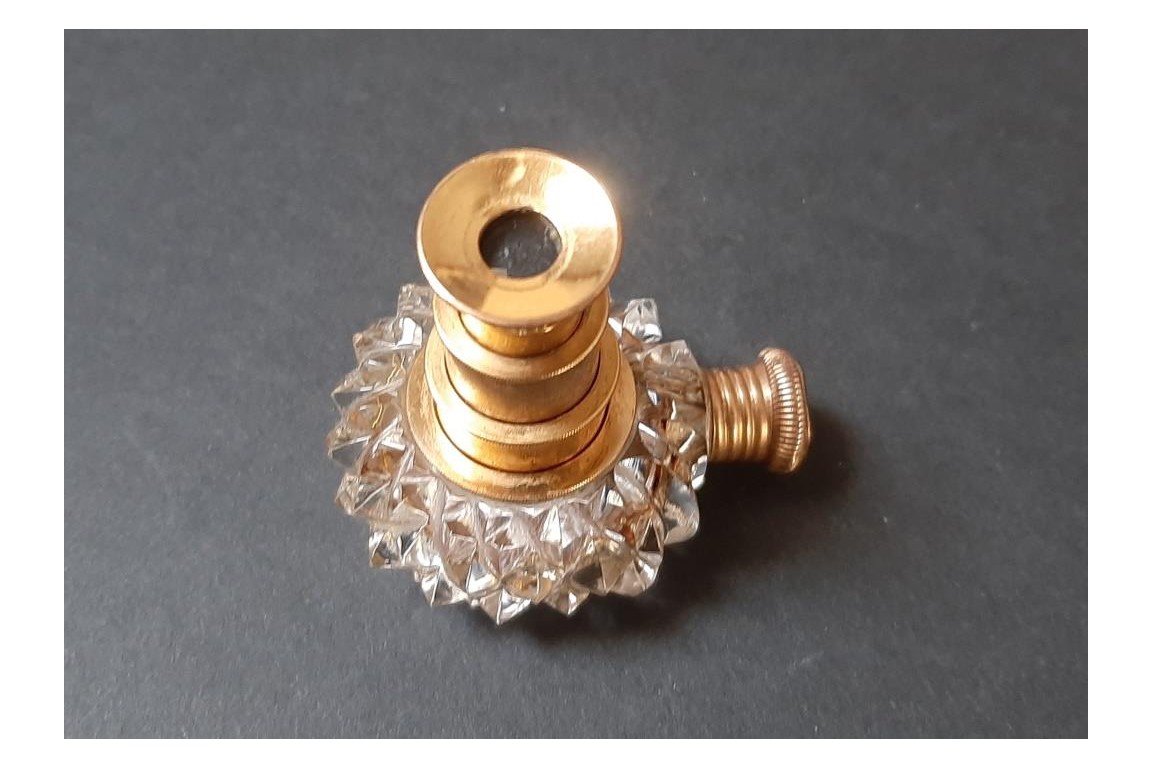 Optical perfum bottle, 19th century