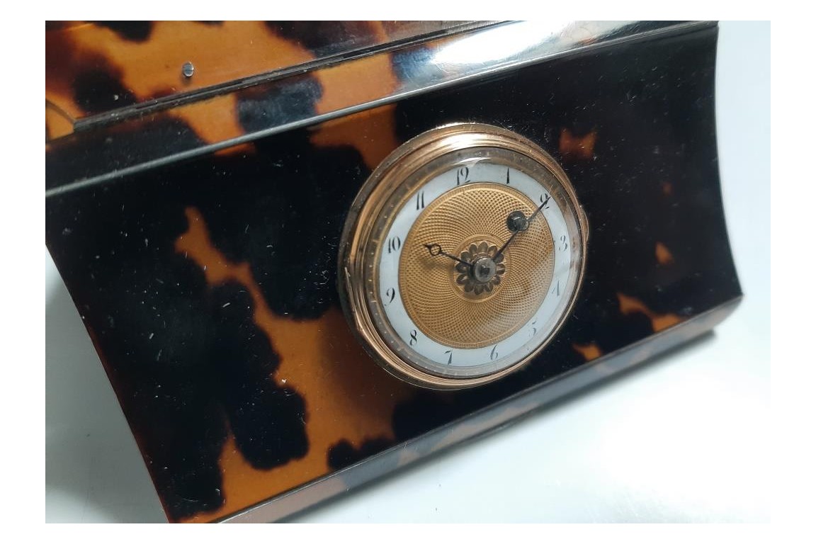 Tabatière montre, XIXème siècle