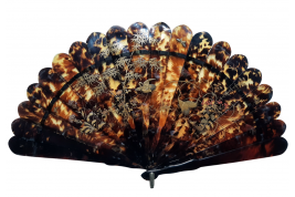 Japanese cranes, 1th century fan