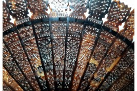 Chinese bats, 19th century fan