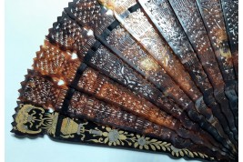 Chinese bats, 19th century fan