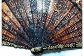 Chinese bats, 19th century fan