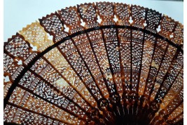 Chinese bats, 19th century fan