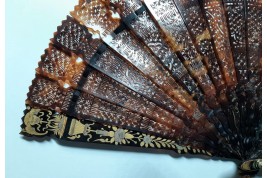 Chinese bats, 19th century fan