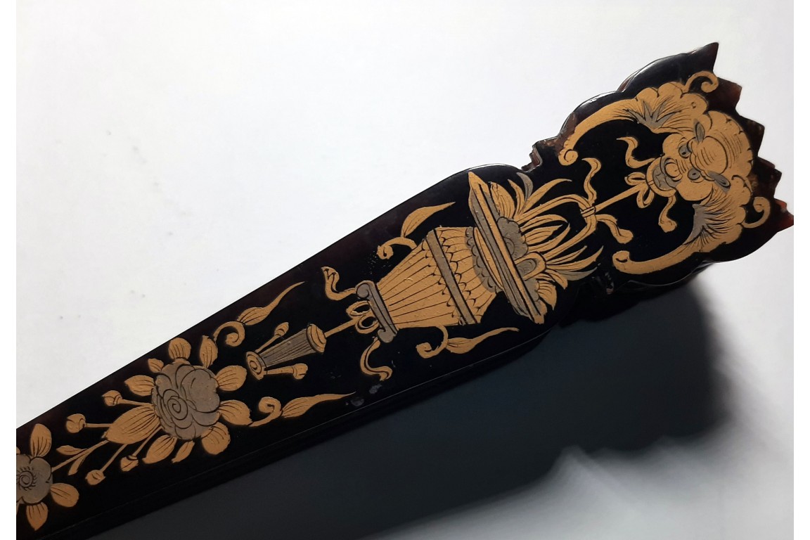 Chinese bats, 19th century fan