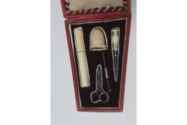Miniature sewing kit, 19th century