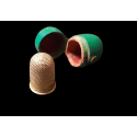 Thimble and its case, 18-19th century