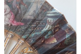 La famille de Darius face à Alexandre, éventail vers 1760