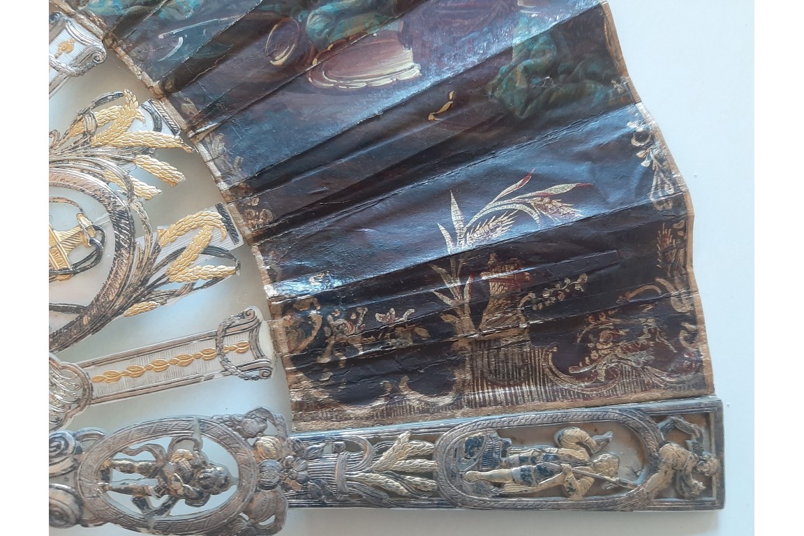 The family of Darius facing Alexander, fan circa 1760