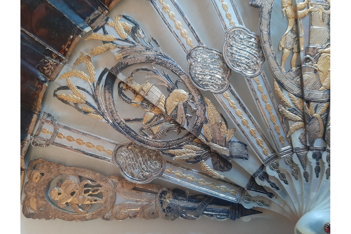 The family of Darius facing Alexander, fan circa 1760