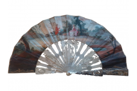 The family of Darius facing Alexander, fan circa 1760