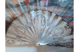 The family of Darius facing Alexander, fan circa 1760