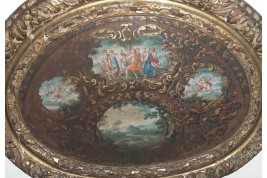 L'arbre de Mai, feuille d'éventail fin XVIIème siècle