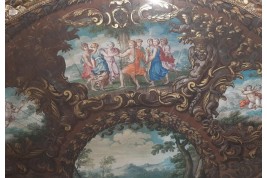 The May tree, fan leaf late 17th century