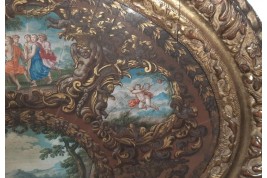L'arbre de Mai, feuille d'éventail fin XVIIème siècle