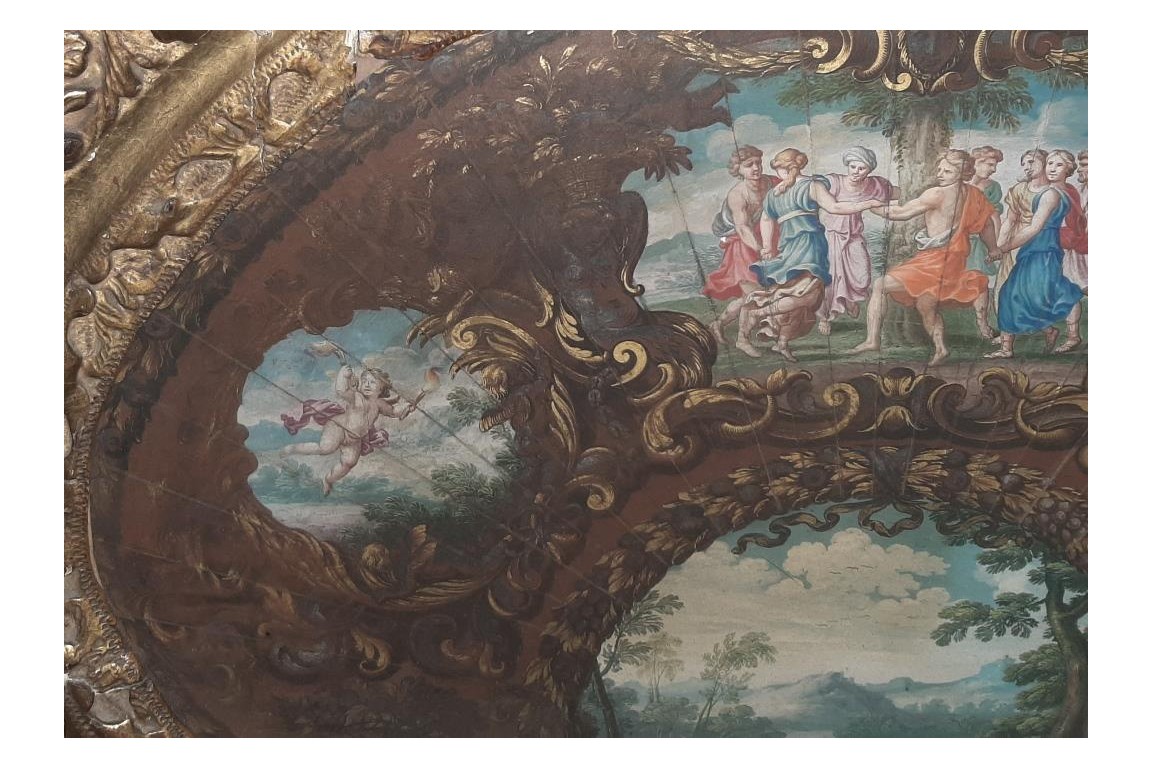 L'arbre de Mai, feuille d'éventail fin XVIIème siècle